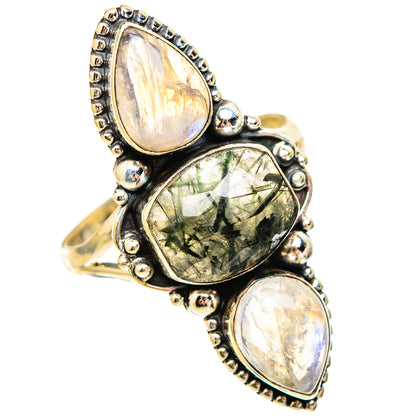 Tourmalinated Quartz Rings handcrafted by Ana Silver Co - RING117088 - Photo 2