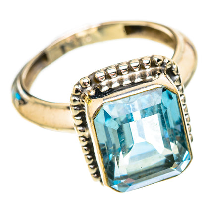 Blue Topaz Rings handcrafted by Ana Silver Co - RING117105 - Photo 2