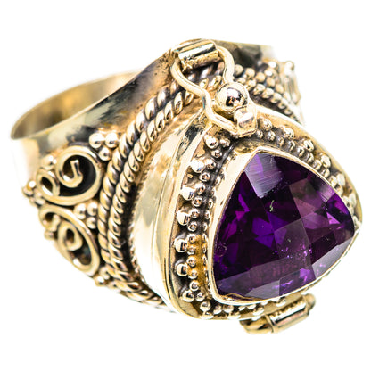 Brazilian Amethyst Rings handcrafted by Ana Silver Co - RING117120 - Photo 2
