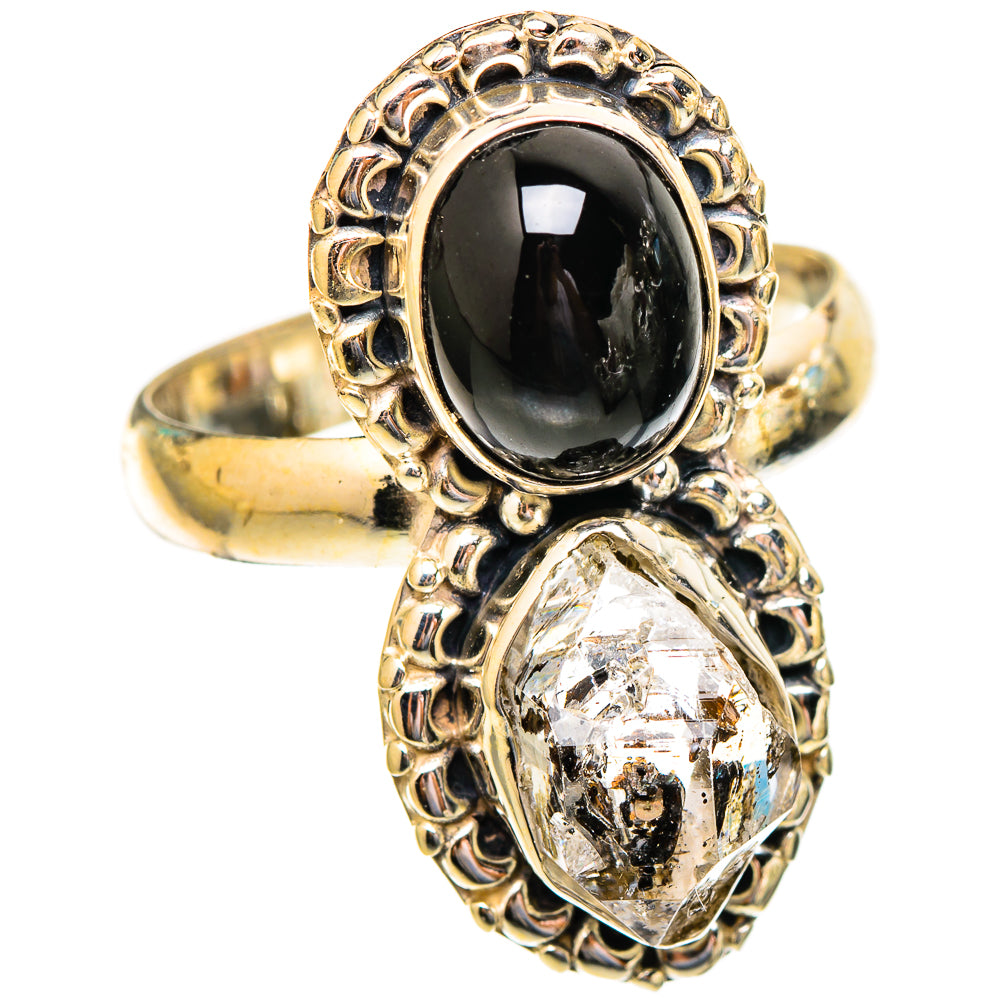 Herkimer Diamond Rings handcrafted by Ana Silver Co - RING117122 - Photo 2