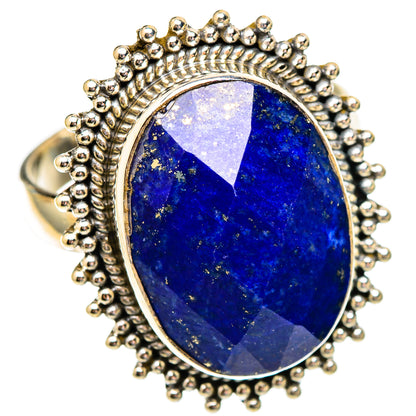 Lapis Lazuli Rings handcrafted by Ana Silver Co - RING117132 - Photo 2