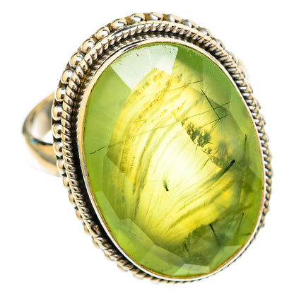 Prehnite Rings handcrafted by Ana Silver Co - RING117139 - Photo 2