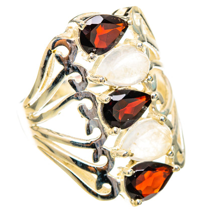 Garnet Rings handcrafted by Ana Silver Co - RING117143 - Photo 2