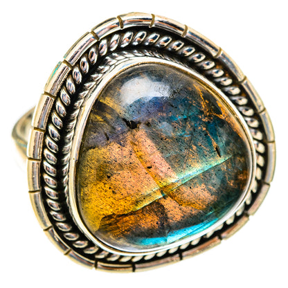 Labradorite Rings handcrafted by Ana Silver Co - RING117160 - Photo 2
