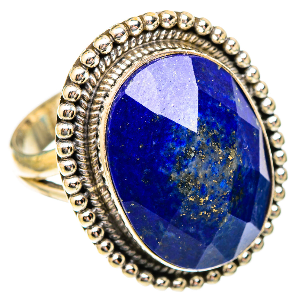 Lapis Lazuli Rings handcrafted by Ana Silver Co - RING117161 - Photo 2
