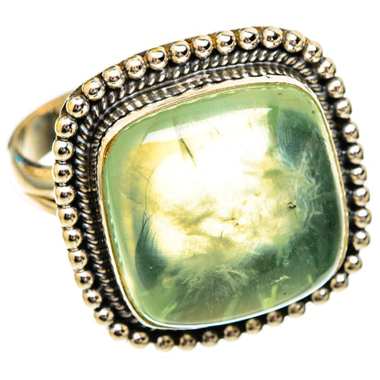 Prehnite Rings handcrafted by Ana Silver Co - RING117167 - Photo 2