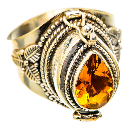Mandarin Citrine Rings handcrafted by Ana Silver Co - RING117168 - Photo 2
