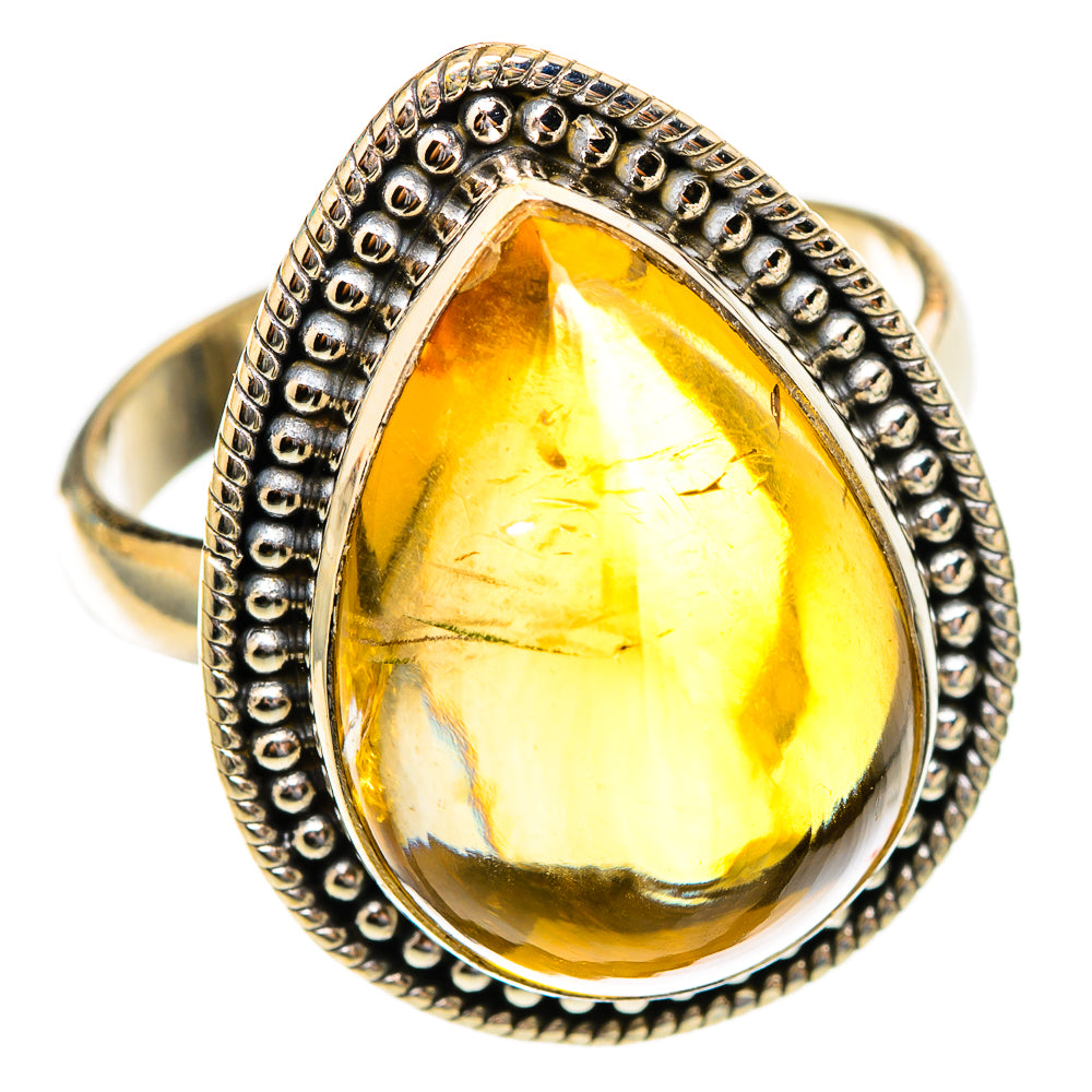 Citrine Rings handcrafted by Ana Silver Co - RING117169 - Photo 2
