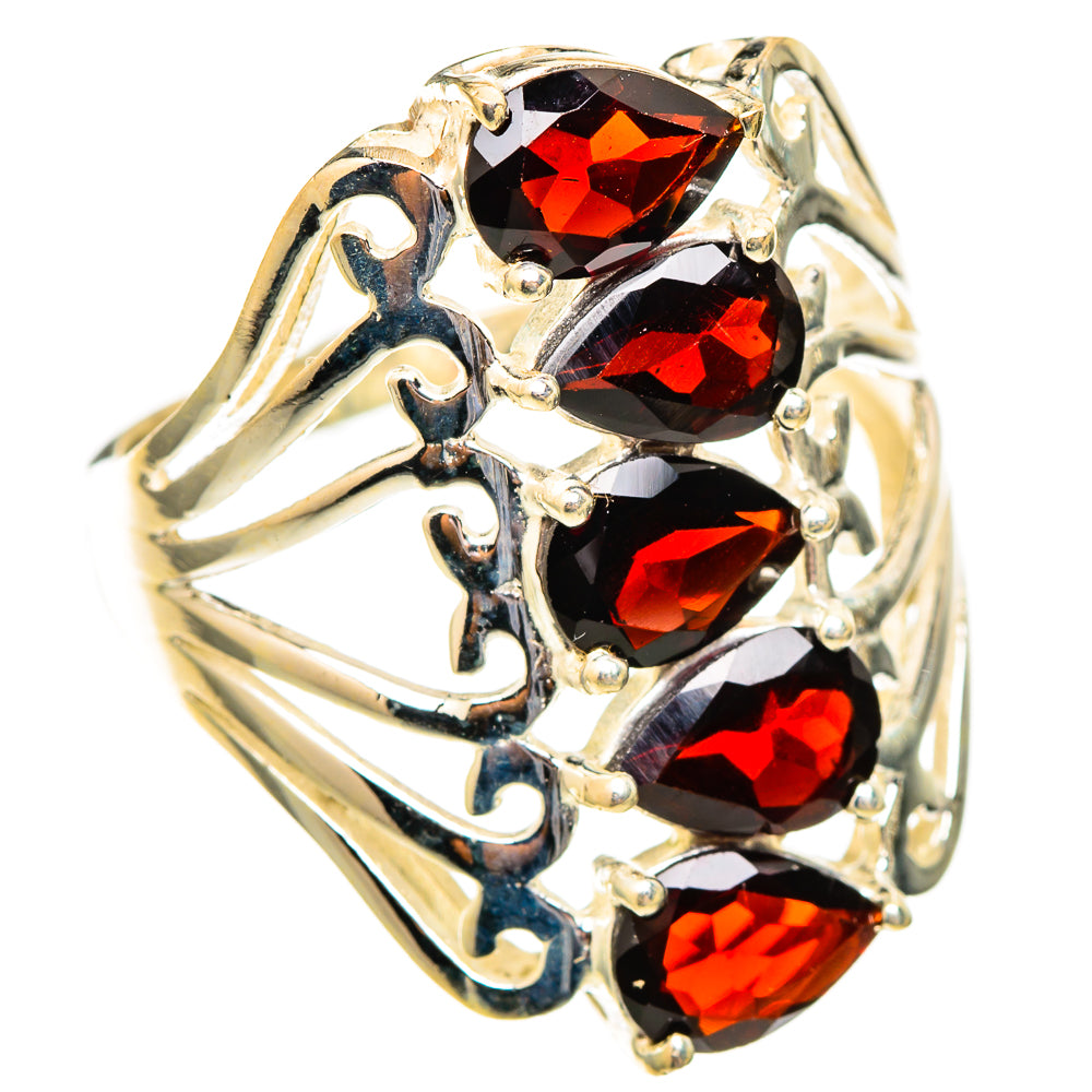 Garnet Rings handcrafted by Ana Silver Co - RING117170 - Photo 2