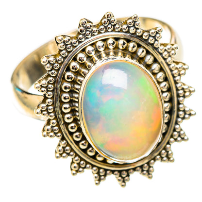 Ethiopian Opal Rings handcrafted by Ana Silver Co - RING117175 - Photo 2
