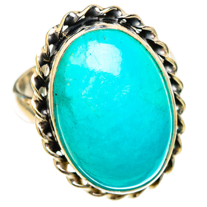 Peruvian Amazonite Rings handcrafted by Ana Silver Co - RING117179 - Photo 2