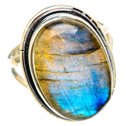 Labradorite Rings handcrafted by Ana Silver Co - RING117181 - Photo 2