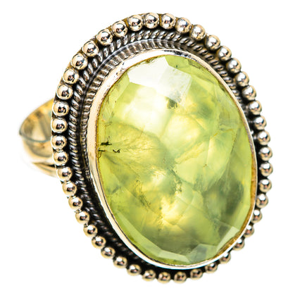 Prehnite Rings handcrafted by Ana Silver Co - RING117182 - Photo 2