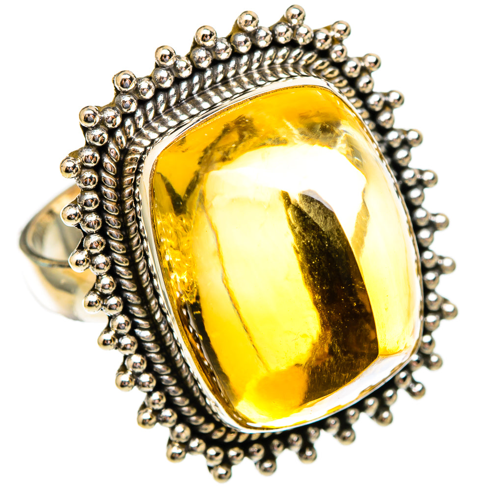 Citrine Rings handcrafted by Ana Silver Co - RING117184 - Photo 2