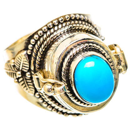 Sleeping Beauty Turquoise Rings handcrafted by Ana Silver Co - RING117202 - Photo 2