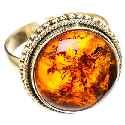 Baltic Amber Rings handcrafted by Ana Silver Co - RING117211 - Photo 2