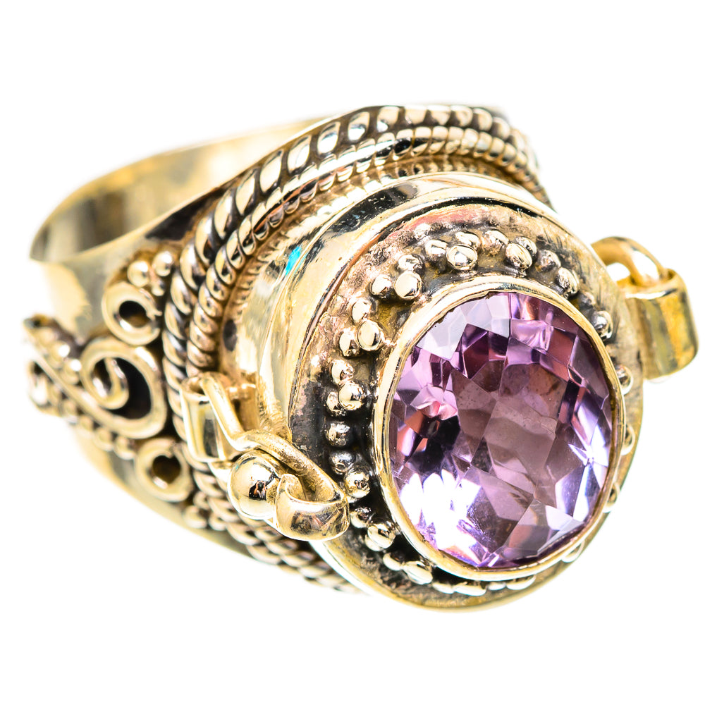 Pink Amethyst Rings handcrafted by Ana Silver Co - RING117214 - Photo 2