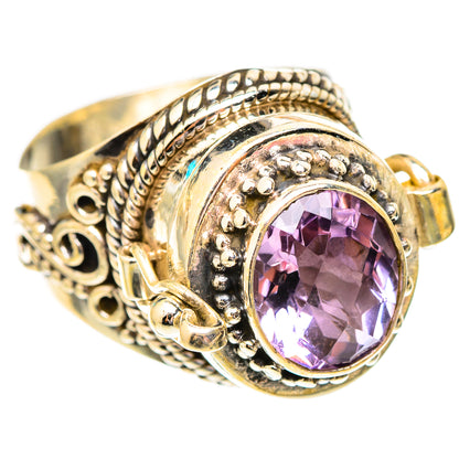 Pink Amethyst Rings handcrafted by Ana Silver Co - RING117214 - Photo 2