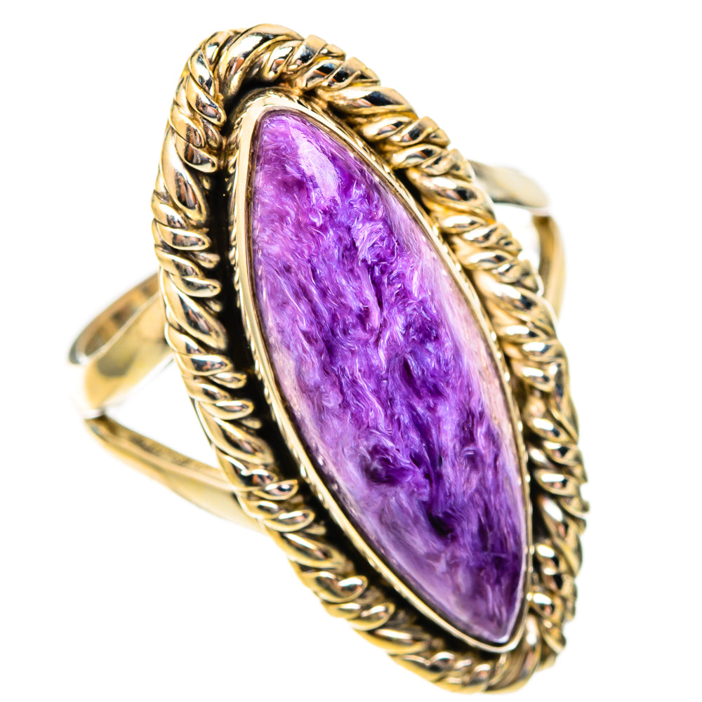 Charoite Rings handcrafted by Ana Silver Co - RING117215 - Photo 2