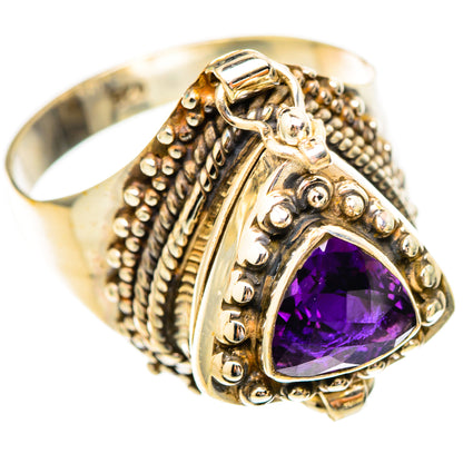 Brazilian Amethyst Rings handcrafted by Ana Silver Co - RING117216 - Photo 2
