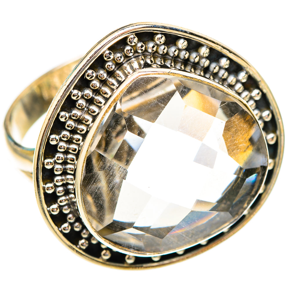 White Quartz Rings handcrafted by Ana Silver Co - RING117223 - Photo 2