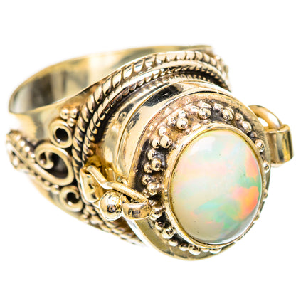 Ethiopian Opal Rings handcrafted by Ana Silver Co - RING117227 - Photo 2