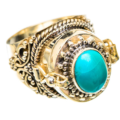 Sleeping Beauty Turquoise Rings handcrafted by Ana Silver Co - RING117233 - Photo 2