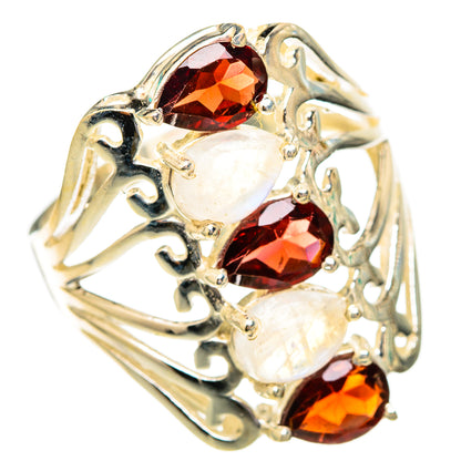 Garnet Rings handcrafted by Ana Silver Co - RING117242 - Photo 2