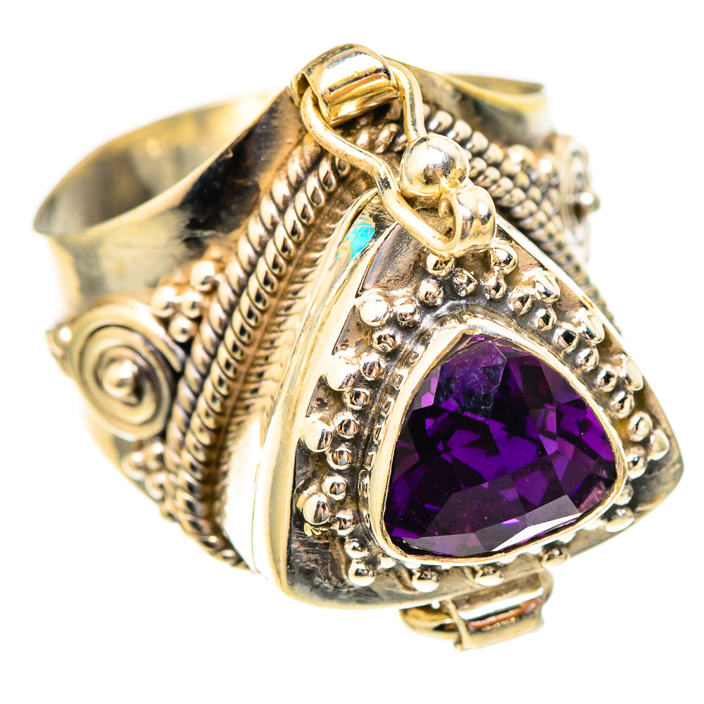 Brazilian Amethyst Rings handcrafted by Ana Silver Co - RING117246 - Photo 2