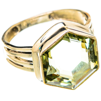 Green Amethyst Rings handcrafted by Ana Silver Co - RING117264 - Photo 2