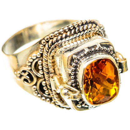 Mandarin Citrine Rings handcrafted by Ana Silver Co - RING117266 - Photo 2