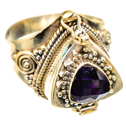 Brazilian Amethyst Rings handcrafted by Ana Silver Co - RING117270 - Photo 2