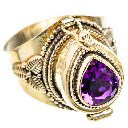 Brazilian Amethyst Rings handcrafted by Ana Silver Co - RING117272 - Photo 2
