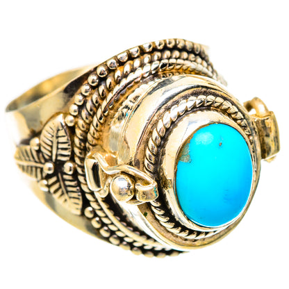 Sleeping Beauty Turquoise Rings handcrafted by Ana Silver Co - RING117282 - Photo 2