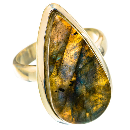 Labradorite Rings handcrafted by Ana Silver Co - RING117283 - Photo 2