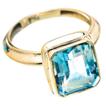 Blue Topaz Rings handcrafted by Ana Silver Co - RING117284 - Photo 2