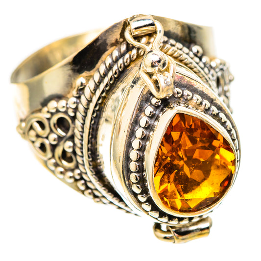 Mandarin Citrine Rings handcrafted by Ana Silver Co - RING117290 - Photo 2