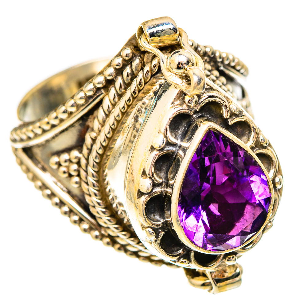 Brazilian Amethyst Rings handcrafted by Ana Silver Co - RING117296 - Photo 2