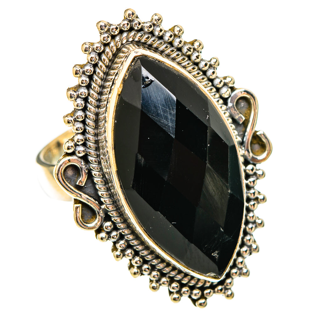 Black Onyx Rings handcrafted by Ana Silver Co - RING117301 - Photo 2