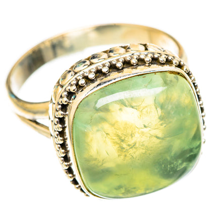 Prehnite Rings handcrafted by Ana Silver Co - RING117316 - Photo 2