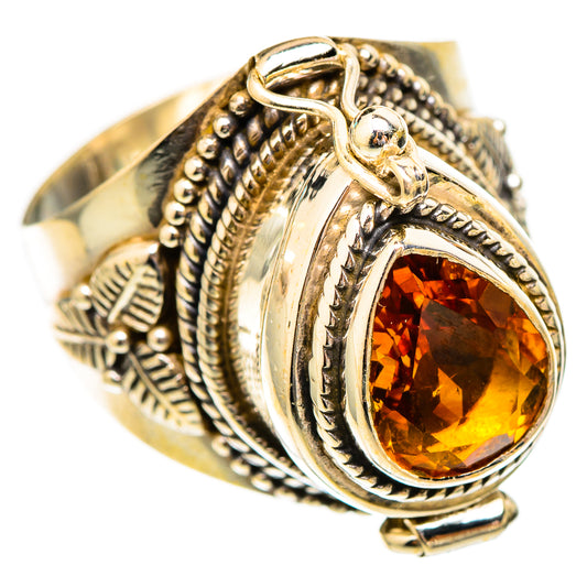 Mandarin Citrine Rings handcrafted by Ana Silver Co - RING117318 - Photo 2