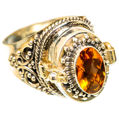 Mandarin Citrine Rings handcrafted by Ana Silver Co - RING117319 - Photo 2