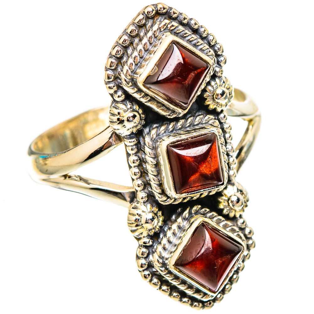 Garnet Rings handcrafted by Ana Silver Co - RING117320 - Photo 2