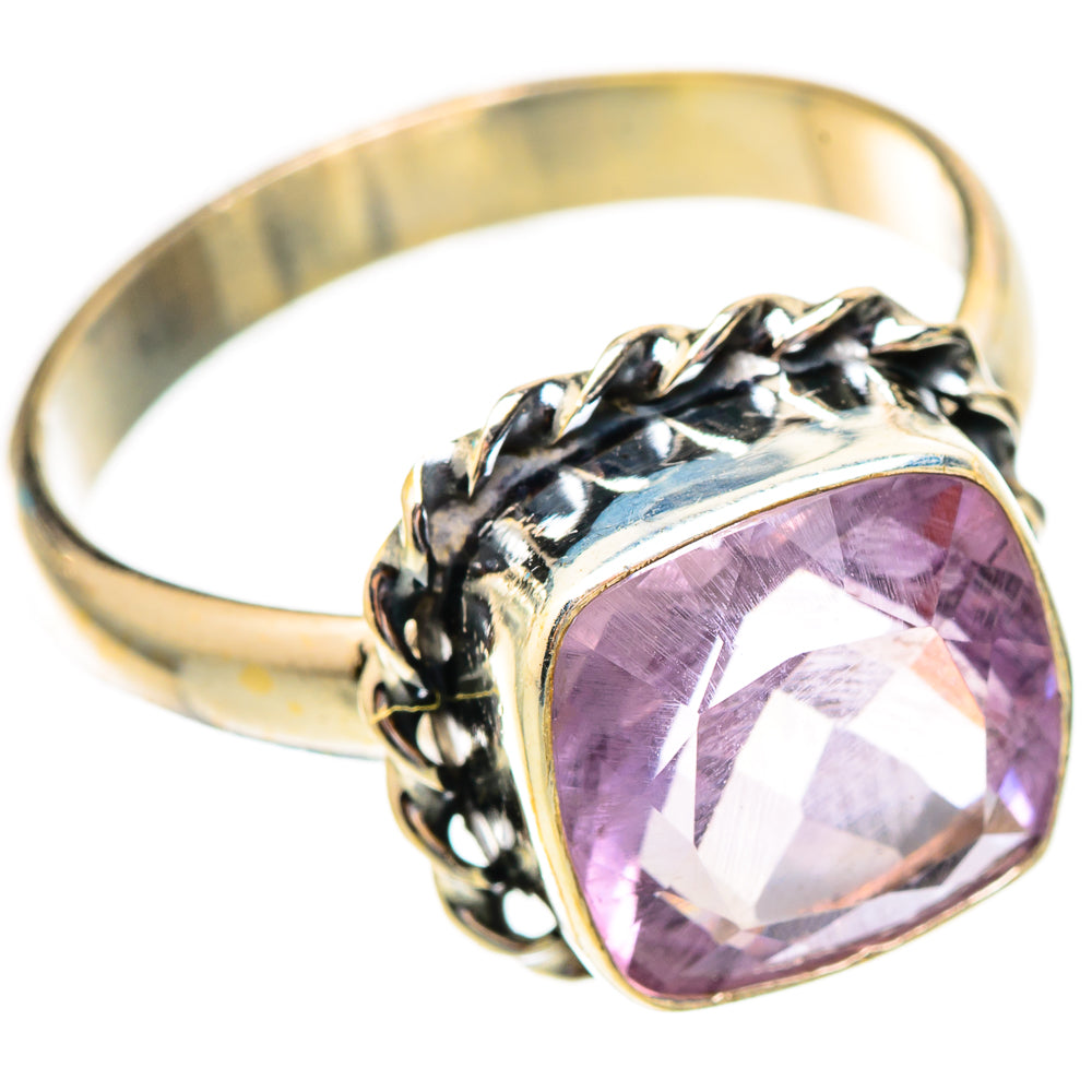 Pink Amethyst Rings handcrafted by Ana Silver Co - RING117322 - Photo 2