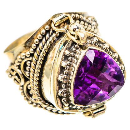Brazilian Amethyst Rings handcrafted by Ana Silver Co - RING117323 - Photo 2