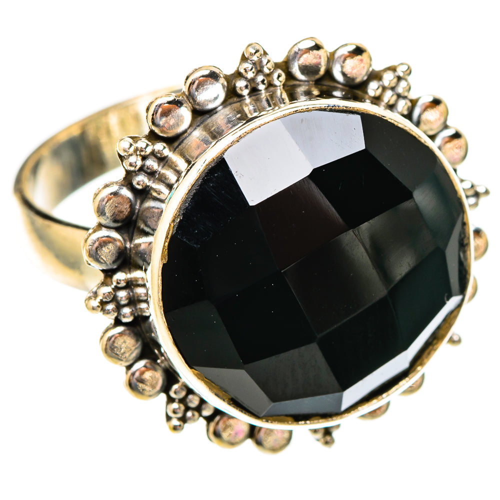 Black Onyx Rings handcrafted by Ana Silver Co - RING117327 - Photo 2