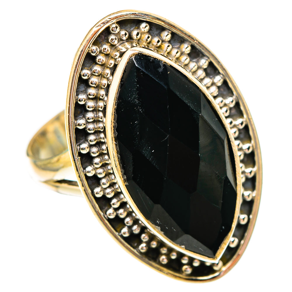 Black Onyx Rings handcrafted by Ana Silver Co - RING117328 - Photo 2