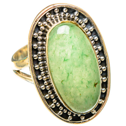 Prehnite Rings handcrafted by Ana Silver Co - RING117338 - Photo 2