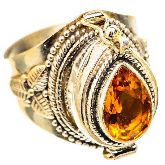 Mandarin Citrine Rings handcrafted by Ana Silver Co - RING117343 - Photo 2