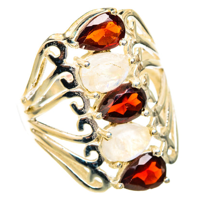 Garnet Rings handcrafted by Ana Silver Co - RING117346 - Photo 2